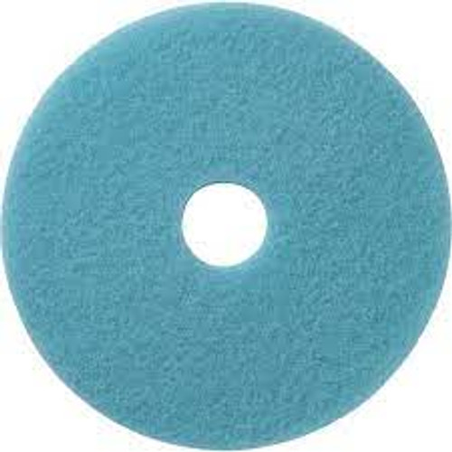 Tampons polissage planchers Luster Lite 27" Brunissage Bleu pâle