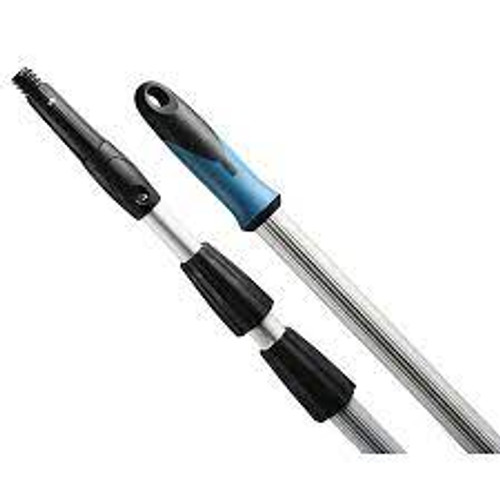 Manche rallonge deux pièces Aluminium Télescopique Pointe Conique filetée 1" dia 144" lo Manche rallonge deux pièces Aluminium Télescopique Pointe Conique filetée 1" dia 144" lo