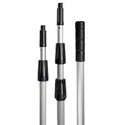 Manche télescopique à trois pièces, 1" dia, 192" lo