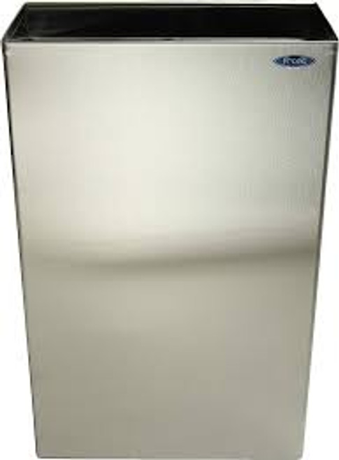 Contenants muraux déchets, Inox, 11 gal. US