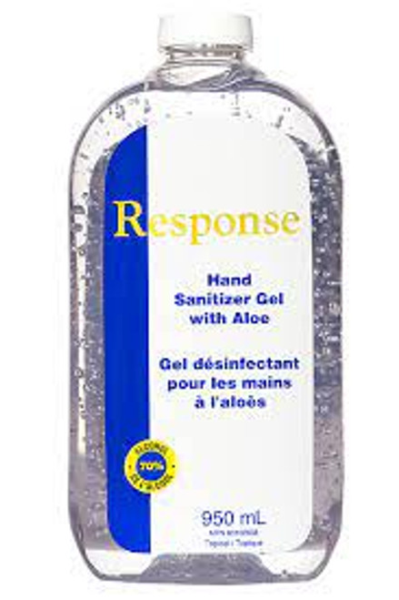 Gel désinfectant mains aloès ResponseMD 950 ml Recharge 70% alcool Gel désinfectant mains aloès ResponseMD 950 ml Recharge 70% alcool
