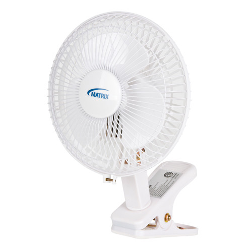 Ventilateur pince de bureau 6" 2 vitesses