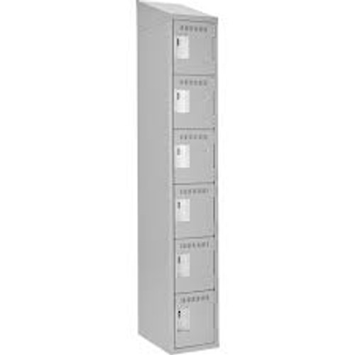 Casiers Clean LineMC 2 niveaux 12x18x78 Acier Gris Rivet assemblé