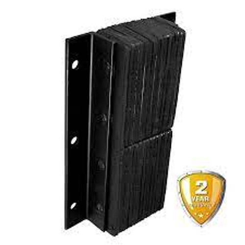 Butoirs quai lamellés Horizontal Caoutchouc 12" x 4" x 10" Butoirs quai lamellés Horizontal Caoutchouc 12" x 4" x 10"