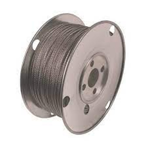 Câbles aéronefs 500' x 1/16" 480 lb Galvanisé