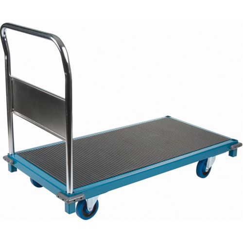 Chariot plateforme institutionnel 60x30 Capacité 1000 lb Roues Caoutchouc