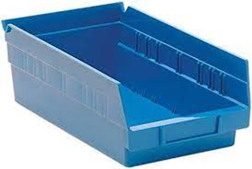 Bacs tablette 6-5/8" x 4" x 11-5/8" Bleu 30 lb
