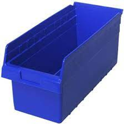 Bacs étagère Store-Max 8-3/8" x 8" x 17-7/8" Bleu 56 lb Bacs étagère Store-Max 8-3/8" x 8" x 17-7/8" Bleu 56 lb