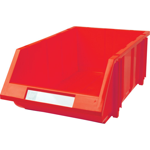 Bac empilable suspendu, 11-13/16" la, 7" h x 17-11/16" p, Rouge Bac empilable suspendu, 11-13/16" la, 7" h x 17-11/16" p, Rouge
