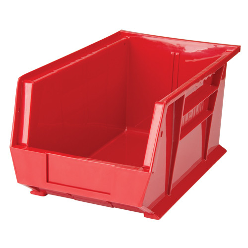Bac empilable suspendu 8-1/4" la 7" h x 14-3/4" p Rouge Bac empilable suspendu 8-1/4" la 7" h x 14-3/4" p Rouge