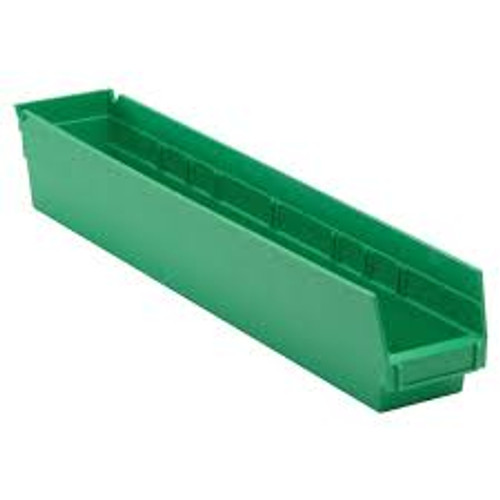 Bac étagère économique 4-1/8" x 4" x 23-5/8" Vert