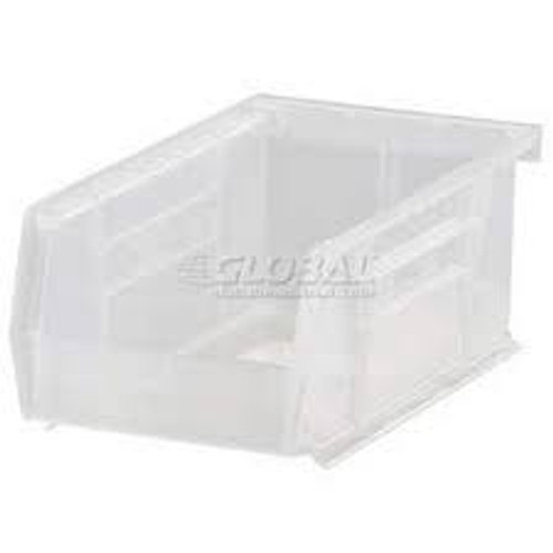Bac ultra empilable et suspendable transparent, 6" la, 5" h x 9-1/4" p