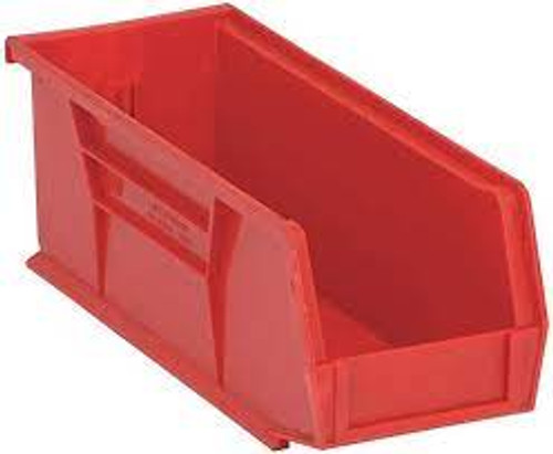 Bac empilable et suspendable, 4-1/8" la, 4" h x 10-7/8" p, Rouge