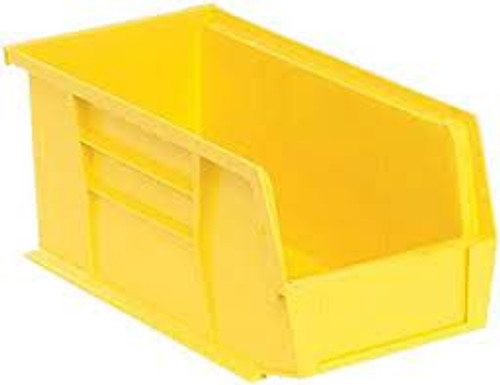 Bac ultra empilable et suspendable, 5-1/2" x 5" x 10-7/8", Jaune