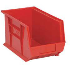 Bac empilable et suspendable, 8-1/4" x 8" x 13-5/8", Rouge
