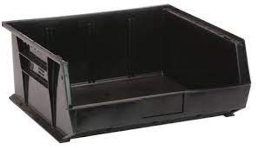 Bac empilable et suspendable, 16-1/2" x 7" x 14-3/4", Noir Bac empilable et suspendable, 16-1/2" x 7" x 14-3/4", Noir