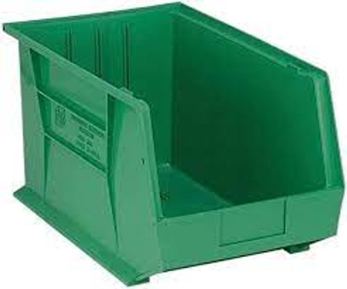 Bac empilable et suspendable, 11" x 10" x 18", Vert