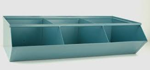 Bacs sectionnels superposables Capacité 100 lb 37" x 20-1/2" x 9-1/2" Bleu