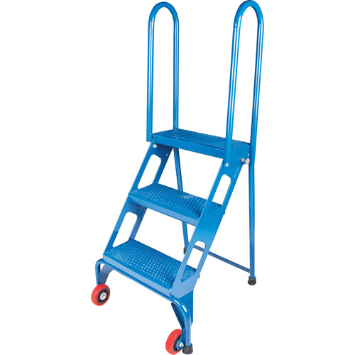 Échelles portatives pliables 3 marches Perforé Hauteur 30" Échelles portatives pliables 3 marches Perforé Hauteur 30"