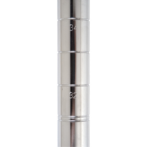 Étagères robustes treillis chromaté 54" ha