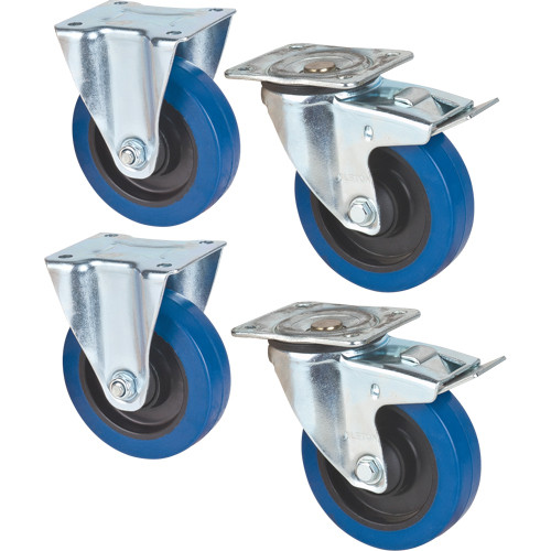 Support boîtes carton - Roulettes en option