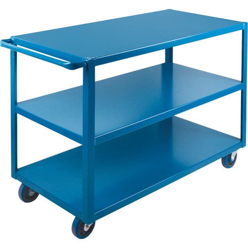 Chariot tablettes robustes 3 Tiers 24x36x48 Capacité 1200 lb