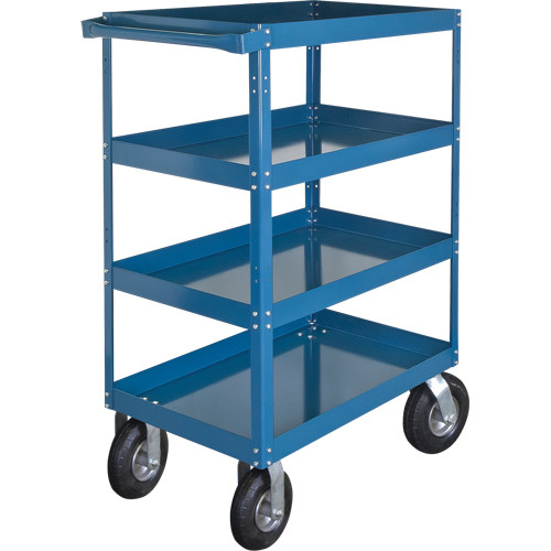 Chariot tablette 4 Tiers 24x52x36 Capacité 900 lb