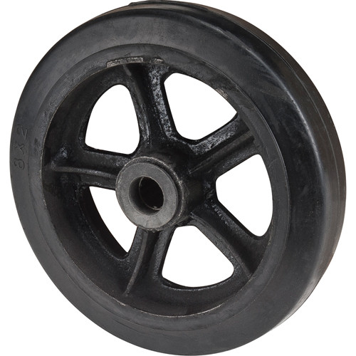 Roue caoutchouc moulé 8" x 2", Capacité 400 lb Roue caoutchouc moulé 8" x 2", Capacité 400 lb