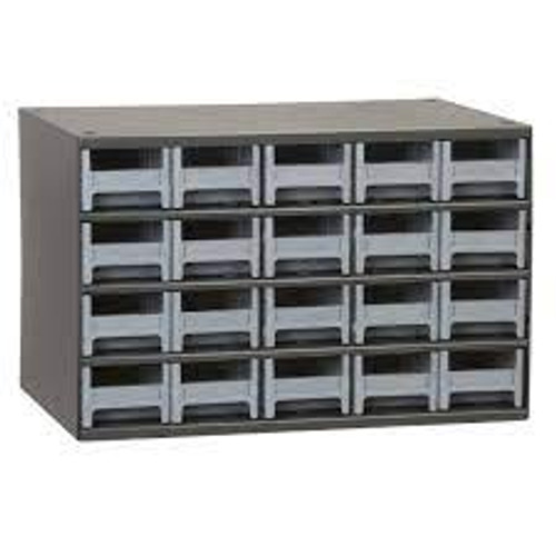 Casiers modulaires pièces Acier 20 tiroirs 17" x 10-9/16" x 2-1/16" Gris Casiers modulaires pièces Acier 20 tiroirs 17" x 10-9/16" x 2-1/16" Gris