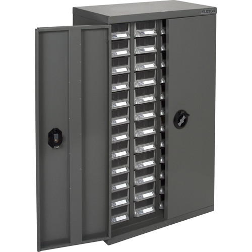 Casiers pièces KPC-400, Acier galvanisé, 48 tiroirs, 22-3/5" x 10-4/5" x 36-9/10", Gris Casiers pièces KPC-400, Acier galvanisé, 48 tiroirs, 22-3/5" x 10-4/5" x 36-9/10", Gris
