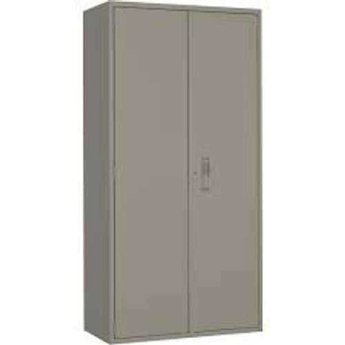Armoire rangement Hi-Boy Acier 4 Tablettes 72" h x 36" la x 18" P Gris Armoire rangement Hi-Boy Acier 4 Tablettes 72" h x 36" la x 18" P Gris
