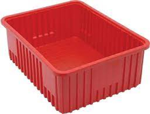 Divider BoxMD Plastique 22,5" x 17,5" x 8" Rouge Divider BoxMD Plastique 22,5" x 17,5" x 8" Rouge