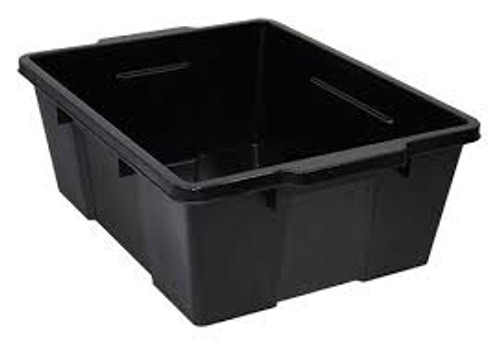 Contenant loquets plastique 21" x 7,75" Noir Contenant loquets plastique 21" x 7,75" Noir