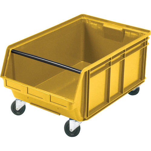 Bac empilable et mobile géant, dimensions: 11-7/8" ha x 18-3/8" la x 29" p, capacité: 150 lb, couleur: Jaune