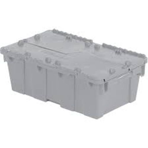 Contenants distribution plastique polyéthylène FlipakMD 19,7" x 11,8" x 7,3" Gris Contenants distribution plastique polyéthylène FlipakMD 19,7" x 11,8" x 7,3" Gris