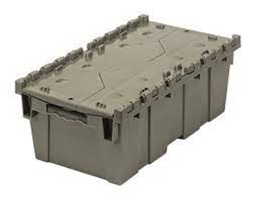 Bac distribution couvercle charnières 11-9/16" x 19-5/8' x 7-1/2" Gris Bac distribution couvercle charnières 11-9/16" x 19-5/8' x 7-1/2" Gris