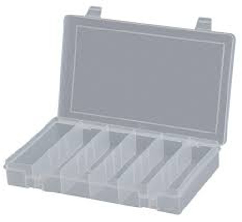 Boîtes compartiments compactes polypropylène 11" x 6-3/4" x 1-3/4" 6 compartiments Boîtes compartiments compactes polypropylène 11" x 6-3/4" x 1-3/4" 6 compartiments