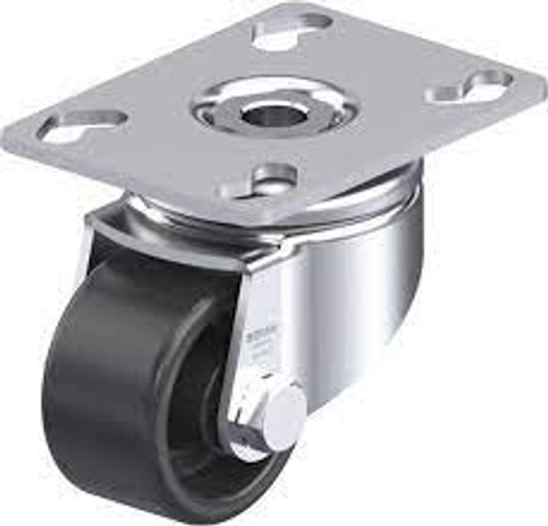 Roulette pivotante surbaissée en nylon de 2" (51 mm) Roulette pivotante surbaissée en nylon de 2" (51 mm)