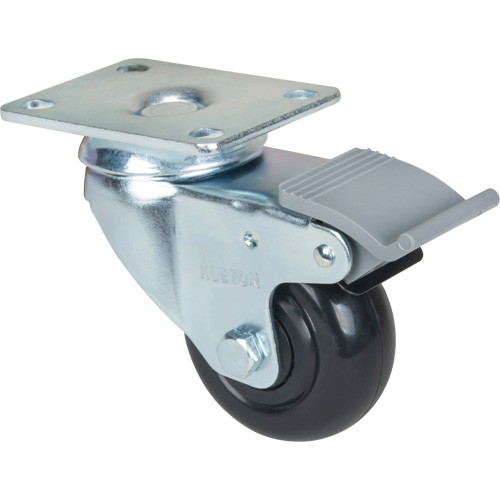 Roulette Pivotante avec Frein 3" (76,2 mm) Polyoléfine 250 lb (113,4 kg) Roulette Pivotante avec Frein 3" (76,2 mm) Polyoléfine 250 lb (113,4 kg)