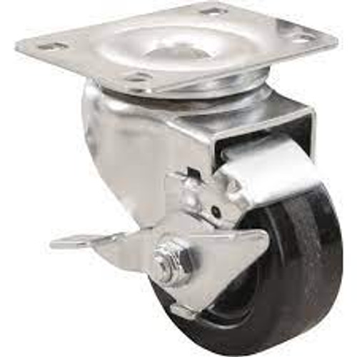 Roulette pivotante avec frein 3" Phénolique 400 lb Roulette pivotante avec frein 3" Phénolique 400 lb