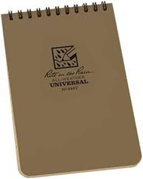 Carnet notes poche spirale, Couverture souple Havane, 100 Pages, 4" , 6" Carnet notes poche spirale, Couverture souple Havane, 100 Pages, 4" , 6"