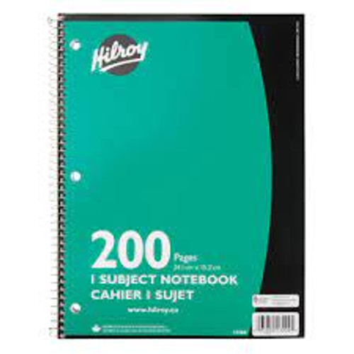 Carnet spirale 1 sujet Carnet spirale 1 sujet