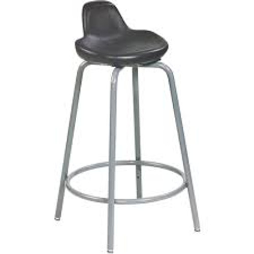 Tabouret série 500 Stationnaire Ajustable Acier/Masonite Siège Gris