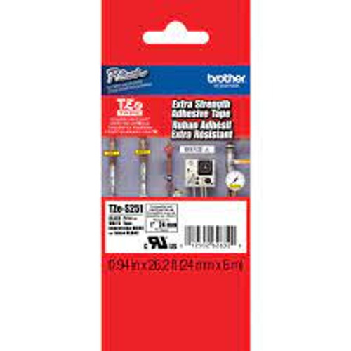 Ruban laminé industriel 24 mm x 13' Noir blanc Ruban laminé industriel 24 mm x 13' Noir blanc