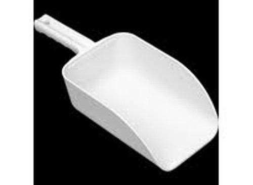 Pelle à main XL en plastique blanc de 82 oz Pelle à main XL en plastique blanc de 82 oz