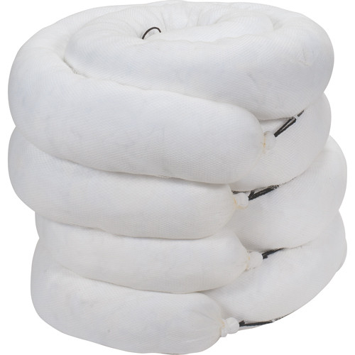 Absorbant Barrage, Huile, 10' x 8", Absorption 40 gal., 4/pqt Absorbant Barrage, Huile, 10' x 8", Absorption 40 gal., 4/pqt