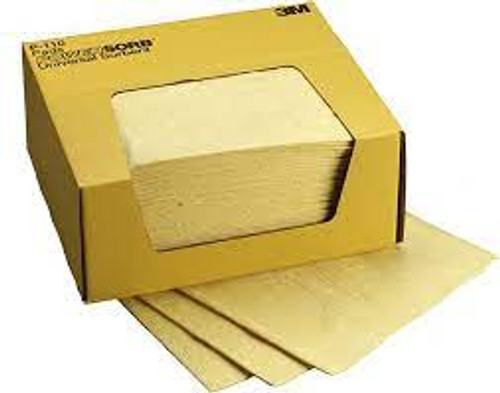 Tampon absorbant chimique, Matières dangereuses, 13" x 11", 18 gal absorption Tampon absorbant chimique, Matières dangereuses, 13" x 11", 18 gal absorption