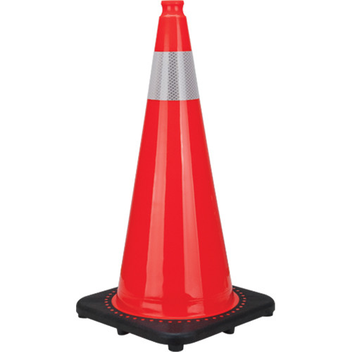 Cône signalisation première qualité 28 pouces Orange Bande(s) réfléchissante(s) 4 pouces Cône signalisation première qualité 28 pouces Orange Bande(s) réfléchissante(s) 4 pouces