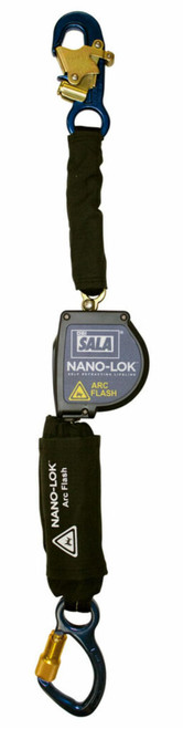 Cordage sécurité autorétractable résistant arc électrique Nano-LokMC 8' Sangles Pivotant