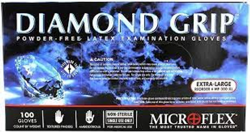Gants examen Diamond GripMC T-Grand Latex 8 mils Sans poudre Naturel Classe 2 Gants examen Diamond GripMC T-Grand Latex 8 mils Sans poudre Naturel Classe 2